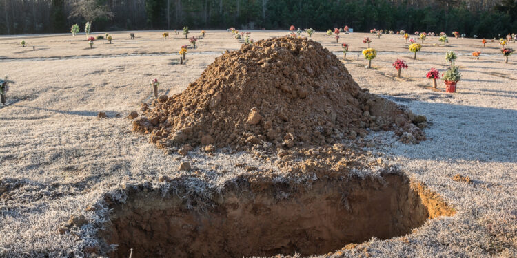 How did they settle on six feet deep for graves?